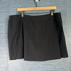 Lands'‎ End Swim Skirt Black 22W